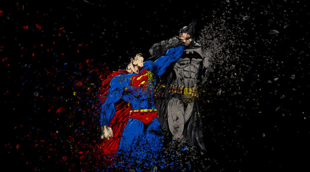 Batman Vs Superman Ruggon Style Wallpaper 480x484 Resolution