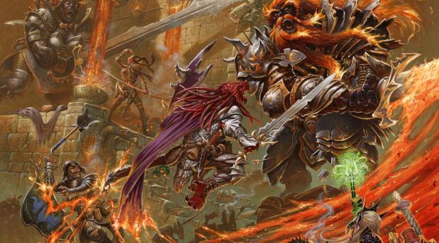 battle, fire, weapons Wallpaper 320x320 Resolution