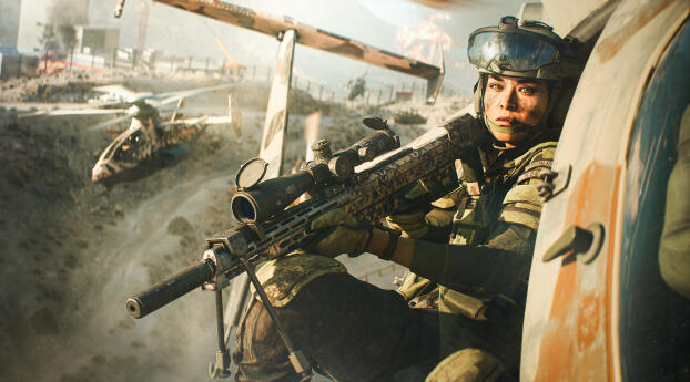 Battlefield 2042 4k Gaming 2023 Wallpaper 1080x2280 Resolution