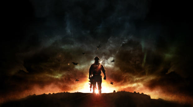 battlefield 4, game, explosion Wallpaper 1125x2436 Resolution
