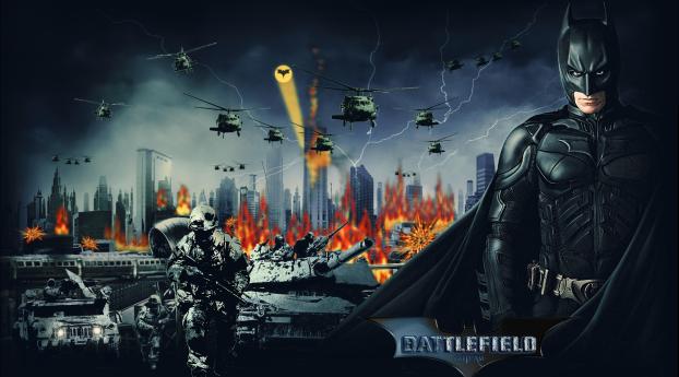 battlefield, game, batman Wallpaper 1125x2436 Resolution