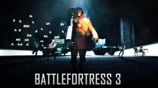 battlefortress 3, team fortress 2, battlefield Wallpaper 3840x2160 Resolution