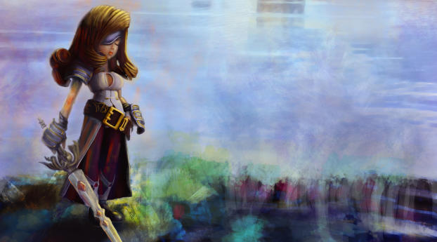 Beatrix Final Fantasy Wallpaper 1360x768 Resolution