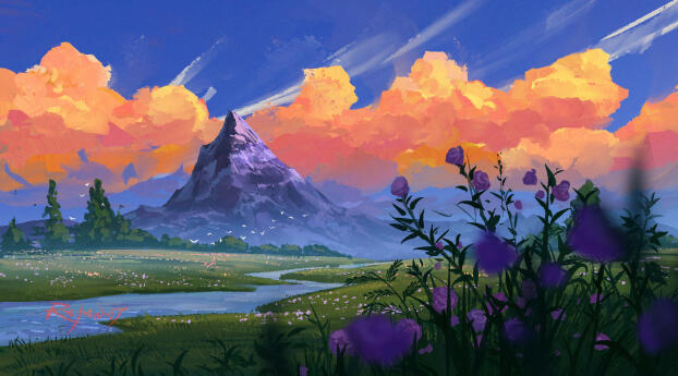 Beautiful Artistic Landscape HD Wallpaper