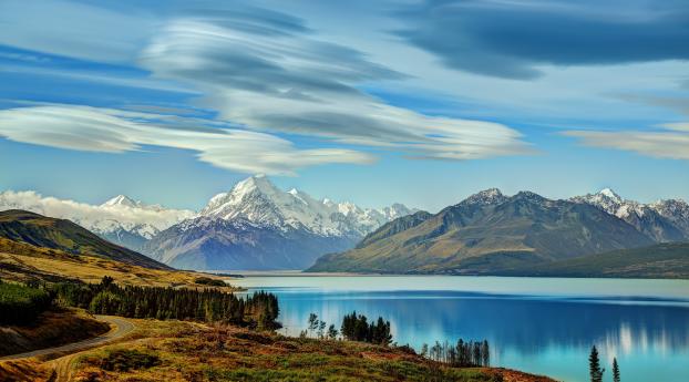Beautiful Lake New Zealand Wallpaper 2560x1600 Resolution