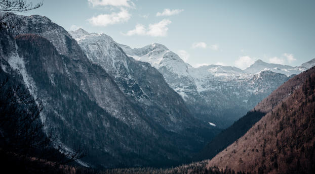 Beautiful Valley Landscape Mountains Wallpaper 2560x1080 Resolution