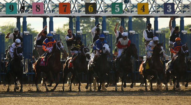 belmont stakes, horse racing, competition Wallpaper