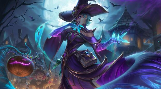 Bewitching Cassiopeia HD League Of Legends Wallpaper 1080x2220 Resolution