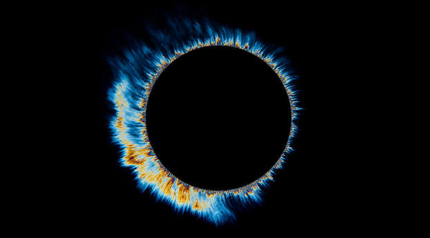 Black Eclipse iMac Wallpaper
