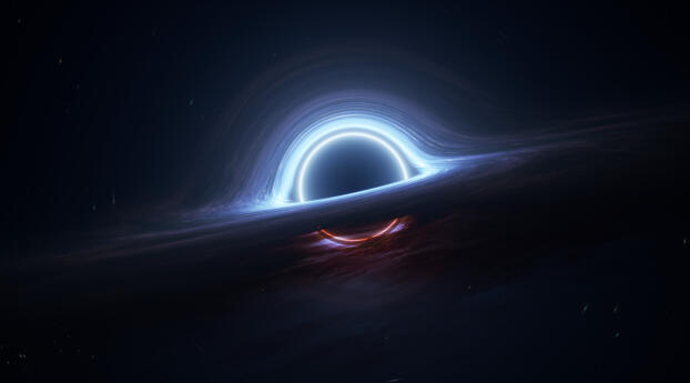 Black Hole HD Digital Wallpaper