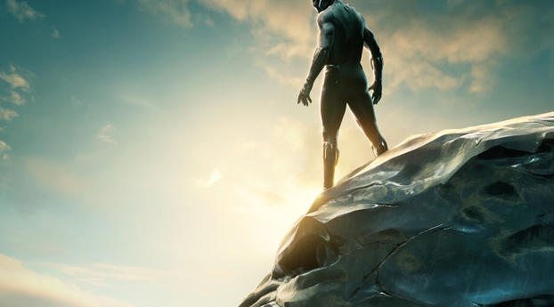 Black Panther 2018 Movie Still Wallpaper 1024x600 Resolution