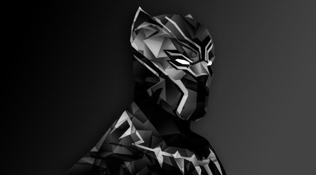 Black Panther Digital Art Wallpaper 1440x2560 Resolution