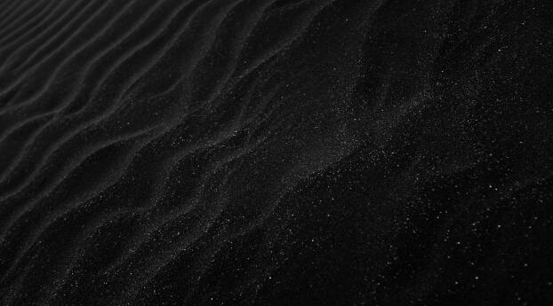 Black Sand HD Desert Wallpaper 1440x3160 Resolution