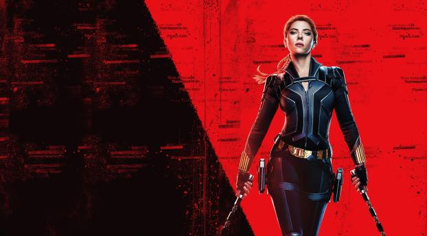 Black Widow New 4K Poster Wallpaper 1080x2400 Resolution