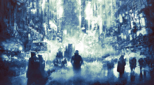 Blade Runner 2049 Art Wallpaper 1360x768 Resolution