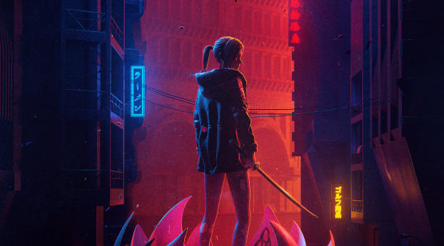 Blade Runner Black Lotus 2021 Wallpaper 2560x1024 Resolution
