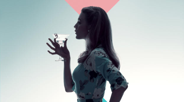 Blake Lively A Simple Favor 2018 Movie Poster Wallpaper 8000x8000 Resolution