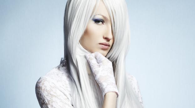 blonde, eyes, hair Wallpaper 2560x1440 Resolution