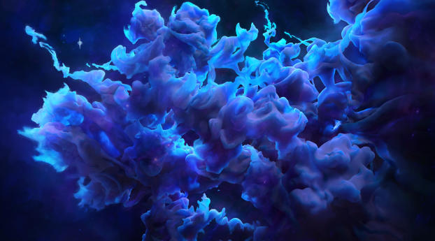 Blue Clouds Symphony Wallpaper 1080x2316 Resolution