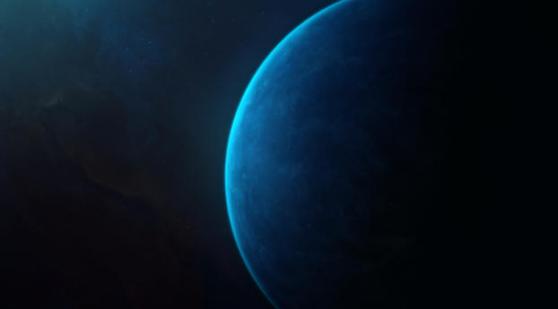 Blue Dark Moon Wallpaper 1080x1920 Resolution