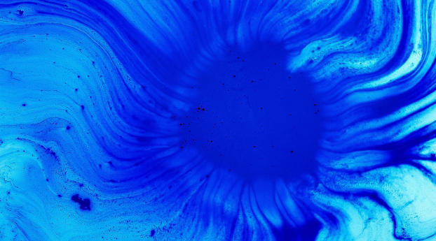 Blue Swirl Abstract Art Wallpaper