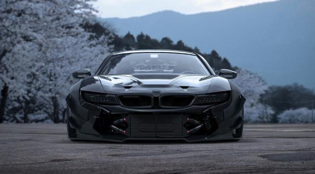 bmw, i8, front view Wallpaper 1080x2340 Resolution