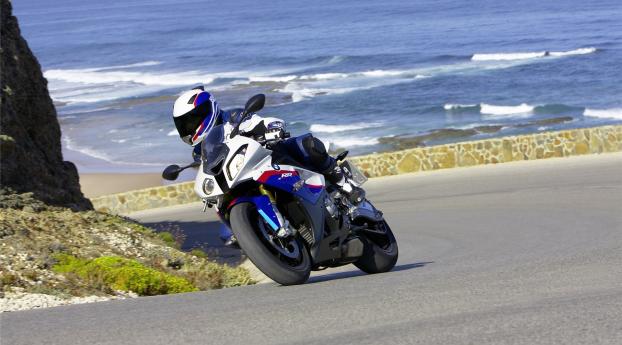 bmw s1000rr, bmw, motorcycle Wallpaper 1024x576 Resolution