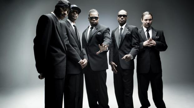 bone thugs n harmony, suits, jackets Wallpaper 360x640 Resolution