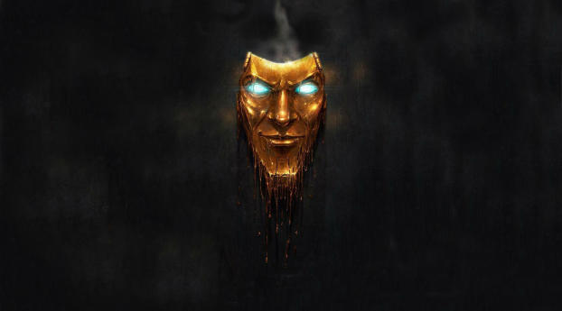 Borderlands 3 Gold Mask Wallpaper 1080x2340 Resolution