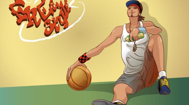 boy, basketball, basketball player Wallpaper 1440x800 Resolution