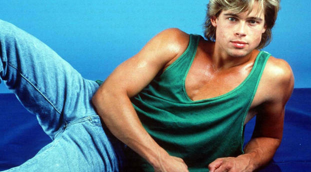 Brad Pitt Young Pictures Wallpaper 1080x230 Resolution