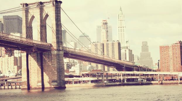 bridge, brooklyn, new york Wallpaper 1080x1920 Resolution
