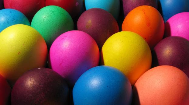bright, colorful, eggs Wallpaper 3840x2400 Resolution