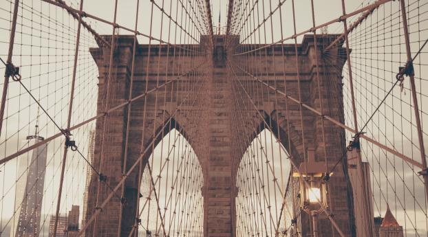 brooklyn, new york, bridge Wallpaper 2560x1600 Resolution