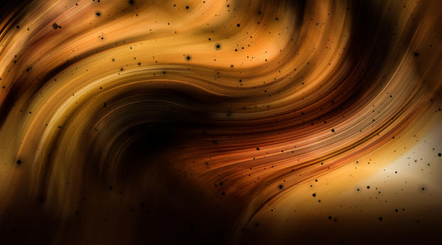 Brown Particles 4K Wallpaper