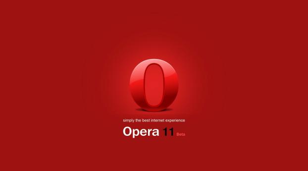 browser, red, opera Wallpaper 240x400 Resolution