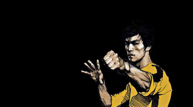 Bruce Lee Action Wallpaper Wallpaper 1024x768 Resolution
