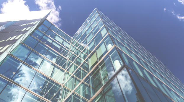 building, sky, glass Wallpaper 1600x900 Resolution