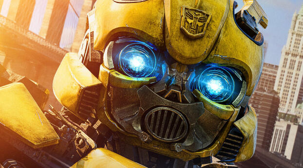 Bumblebee HD Transformers Rise of the Beasts Wallpaper 720x1500 Resolution