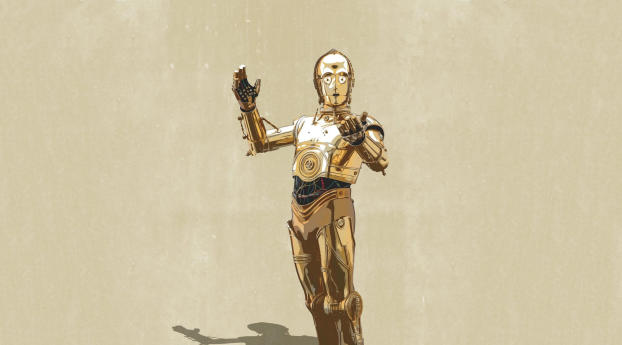 C-3PO Star Wars Wallpaper 1242x2688 Resolution