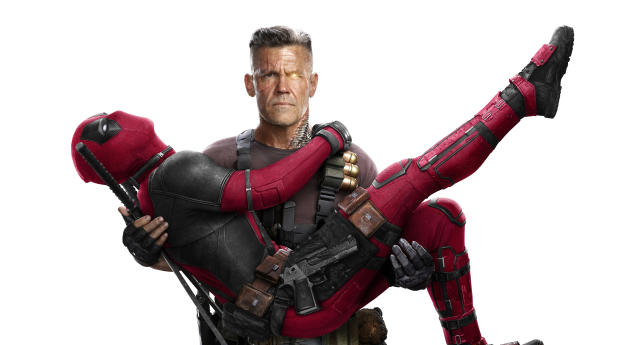 Cable And Deadpool In Deadpool 2 Poster Wallpaper 8000x5513 Resolution
