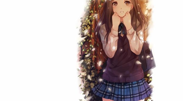 caidychen, girl, anime Wallpaper 1366x768 Resolution