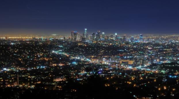 california, night, lights Wallpaper 1600x1200 Resolution