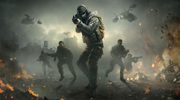 Call Of Duty Mobile 2019 Wallpaper 1359x1050 Resolution