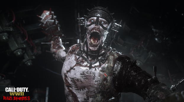 Call Of Duty WWII Nazi Zombies Wallpaper 5120x2880 Resolution