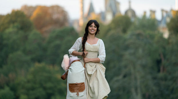 Camila Cabello as Cinderella in Movie Wallpaper 1024x600 Resolution