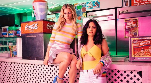 Camila Mendes And Lili Reinhart From Riverdale Wallpaper 6400x9600 Resolution