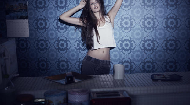 Camila Queiroz Photoshoot Wallpaper 1366x768 Resolution