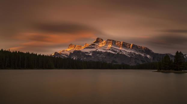canada, banff national park, jack lake Wallpaper 1400x1050 Resolution