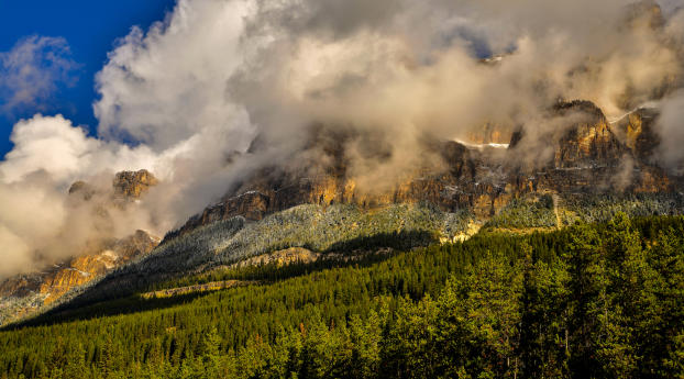 canada, banff national park, mountains Wallpaper 1920x1200 Resolution